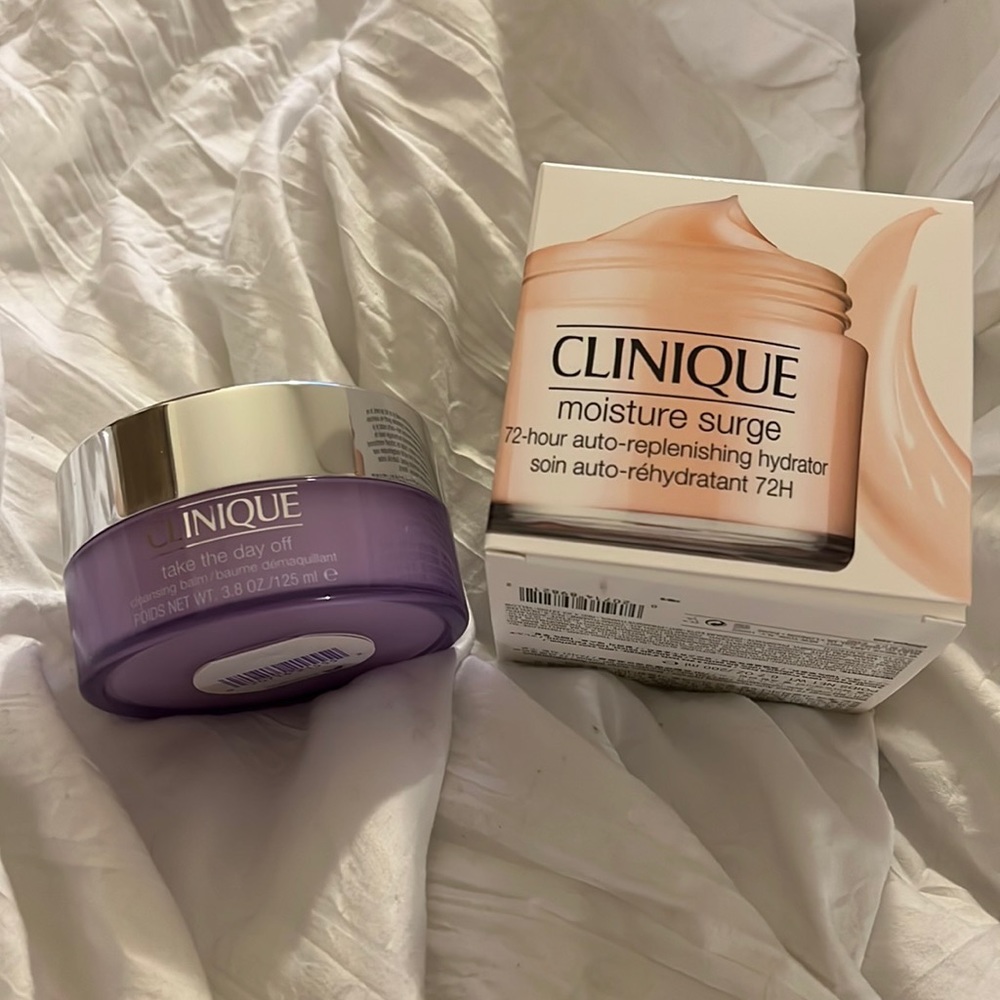 Clinique Jumbo Size Moisture Surge + Take the Day Off Cleansing Balm